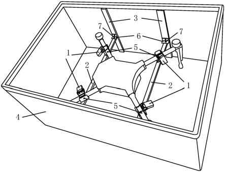 无人机运输箱用的机臂无损开合式夹扣装置