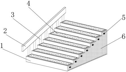 一种带有通位孔的混凝土预制楼梯的制作方法