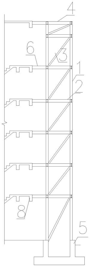 一种用于既有建筑的桁架式钢结构电梯系统的制作方法