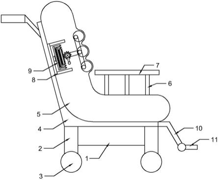一种振动速率可调的轮椅律动装置的制作方法