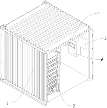 一种储能集装箱的电池机构的制作方法