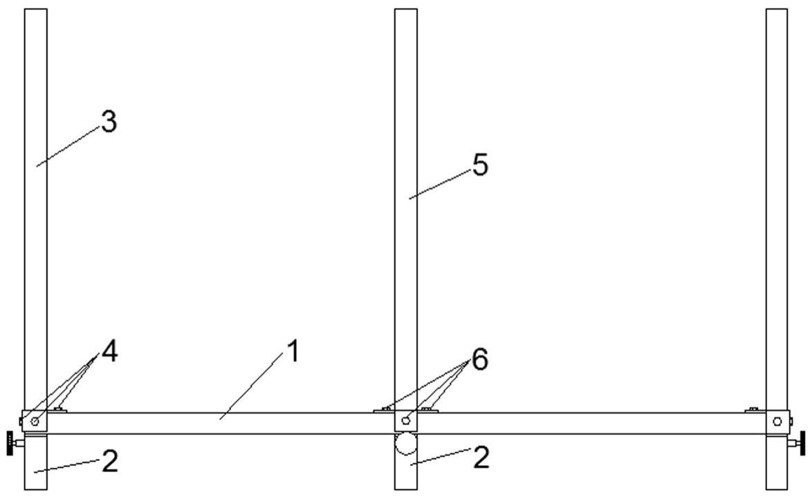 一种钻孔灌注桩导管存放架的制作方法