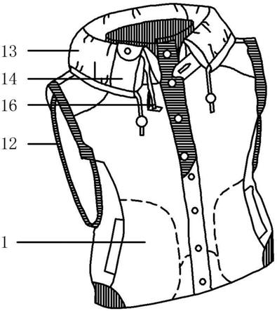 一种自带睡枕的衣服