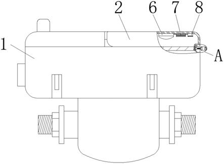 一种便于使用的LORA无线水表结构的制作方法