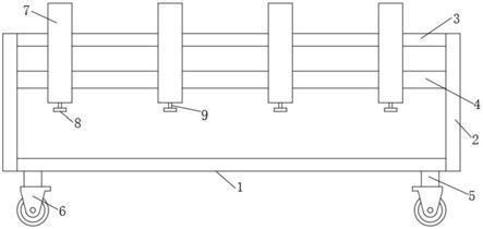 一种单晶硅棒生产用放置架的制作方法