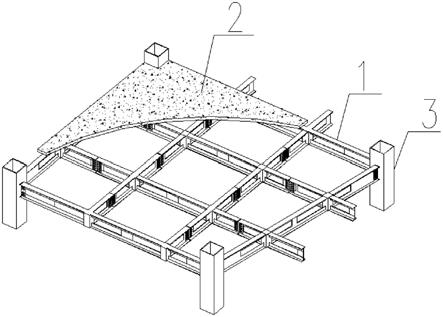 一种空腹钢网格梁楼盖的制作方法