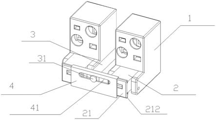 一种用于互锁的条形断路器及其互锁装置的制作方法