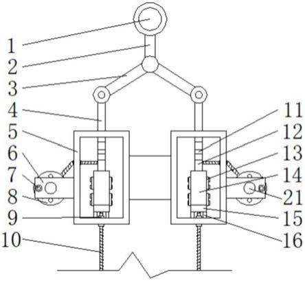 一种建筑施工用材料提升装置的制作方法