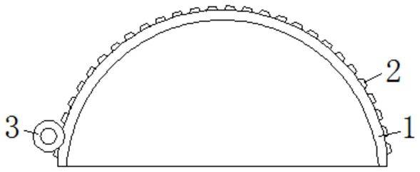 一种曲线型温室大棚的卷膜装置的制作方法