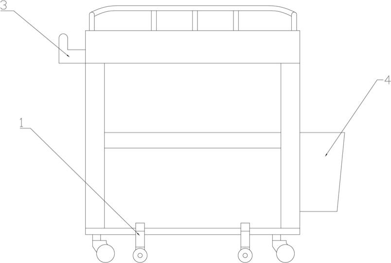 一种高稳定性医疗器械手推车的制作方法