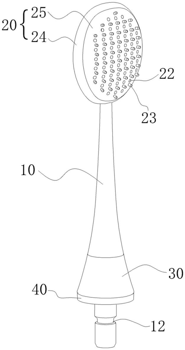 舌苔清洁喷嘴及冲牙器的制作方法