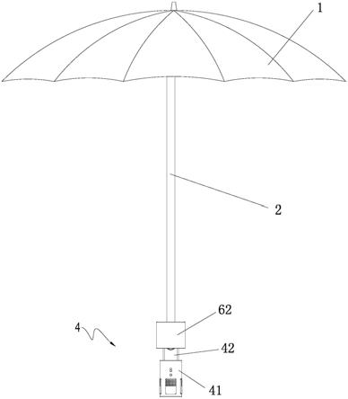 一种震动警示雨伞的制作方法