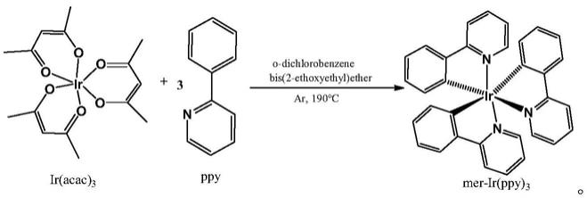 一种mer-Ir(ppy)3的制备方法与流程