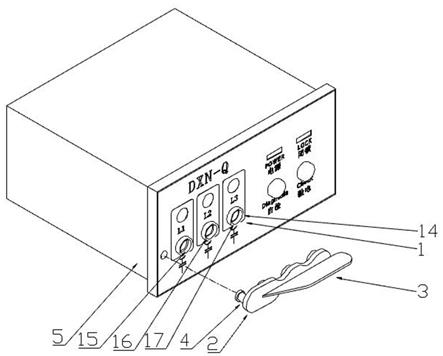 一种带电显示器核相孔的橡皮塞结构的制作方法