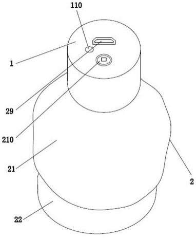 一种充电时有七彩变光显示的便携蓄电球泡的制作方法