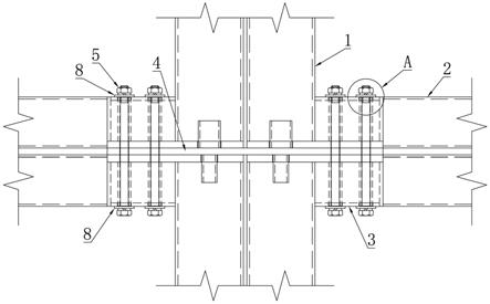 模块化组合房屋梁柱节点连接单元的制作方法