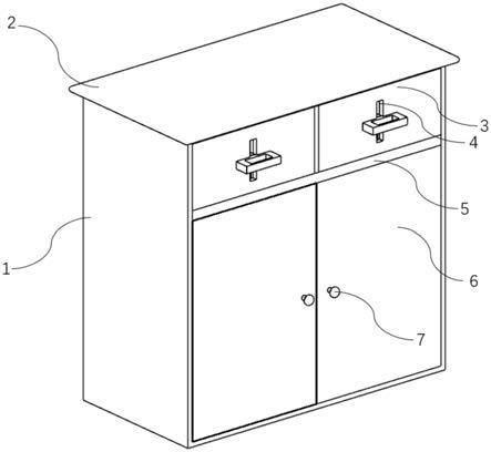 一种锁止功能的智能厨柜的制作方法