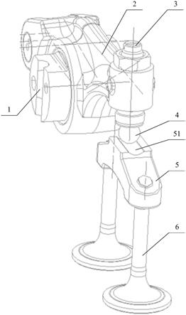 防偏磨的滚珠式气门摇臂组合装置的制作方法