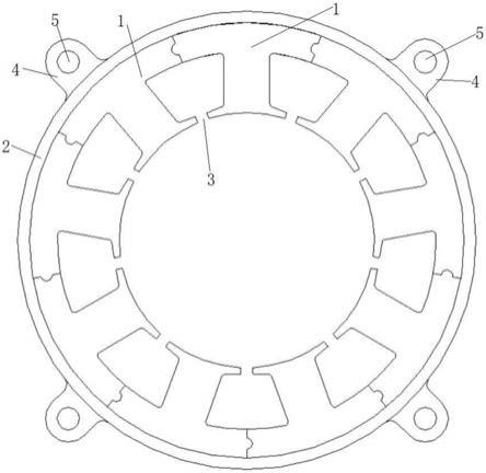 一种紧固拼接并增加螺孔的定子及电机的制作方法