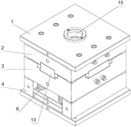 一种汽车座椅加热开关外壳加工模具的制作方法