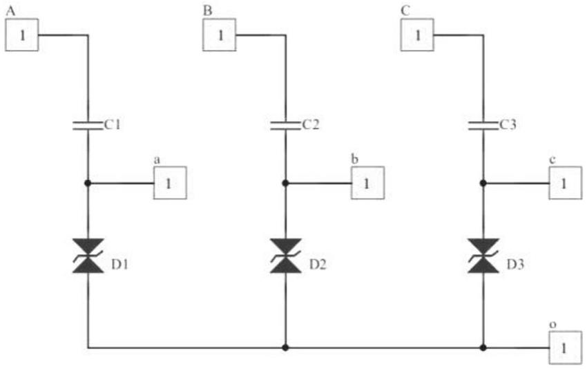 一种三相高压带电指示电路的制作方法