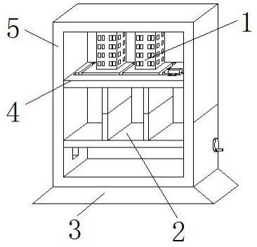 一种消防演练用消防器材展示架的制作方法