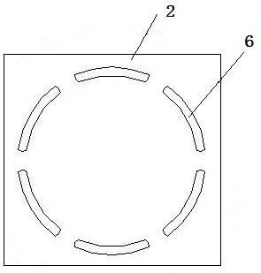 一种旋转餐桌落料结构的制作方法
