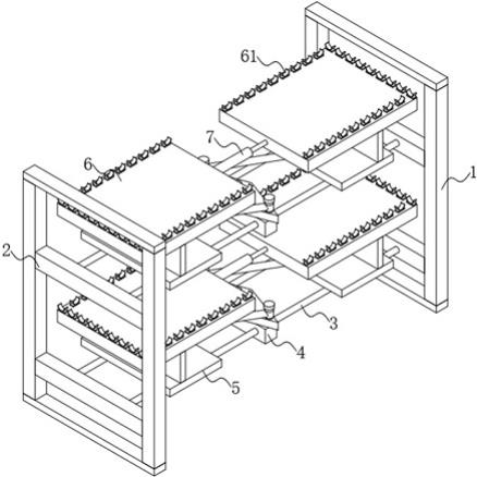 一种建筑材料集中供应管理货架的制作方法