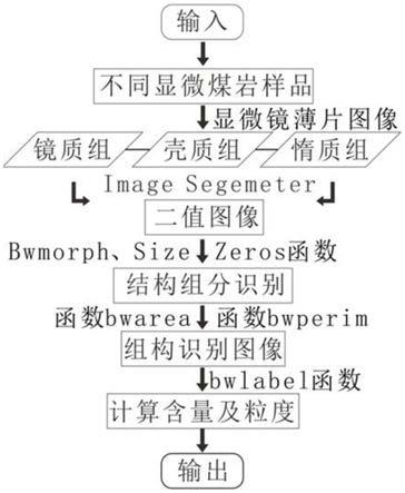 一种对煤中不同组分含量及半径的定量计算方法