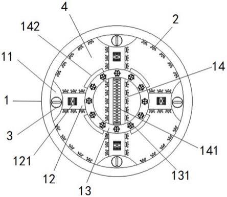 一种土压平衡盾构小曲线半径隧道盾构掘进装置的制作方法