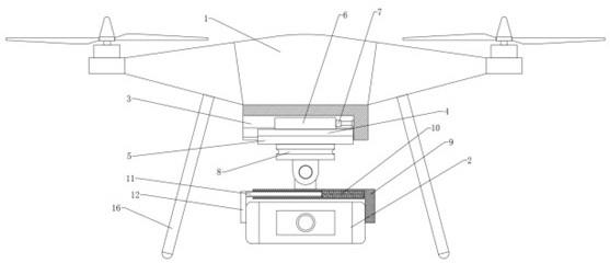 一种测绘无人机独立摄像挂架的制作方法