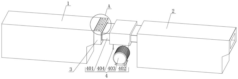 一种两级式发泡机增产稳压连接装置的制作方法