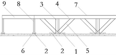 一种用于滑移施工的钢结构拼接平台滑道架的制作方法