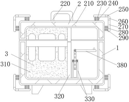 一种空气检测仪器的便携式收纳盒