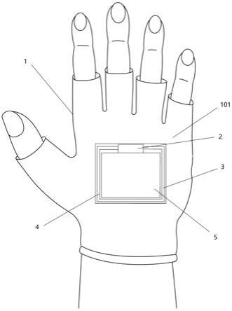 一种带数据采集装置的手套的制作方法