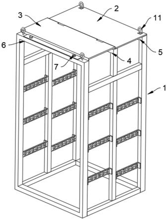低压开关柜的开启式顶板的制作方法