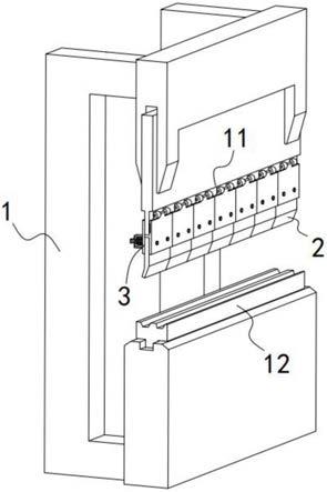 一种便于更换折弯刀的数控金属折弯装置的制作方法
