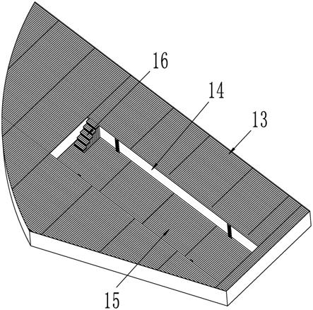一种泳池楼梯随盖板平台升降的自适应开合结构的制作方法