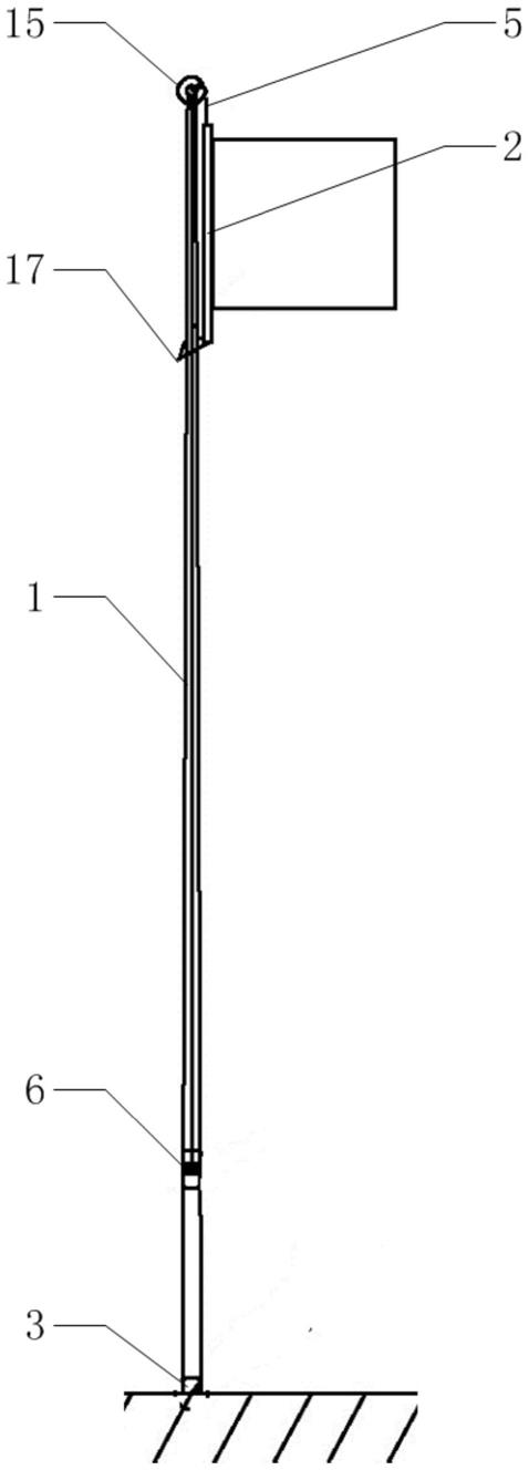 一种旗杆的制作方法