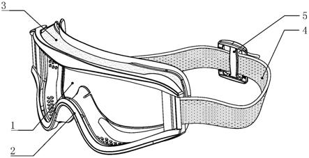 一种新型多场景防护护目风镜的制作方法
