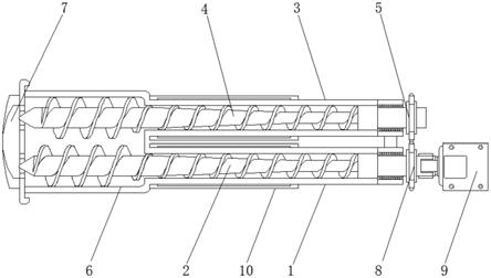 PPO玻纤增强料双螺杆挤出机的制作方法