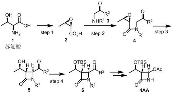 氮杂环丁酮类化合物的制备方法和4-酰氧基氮杂环丁酮化合物的制备方法与流程