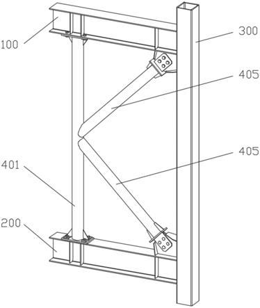 钢框架结构支撑装置及钢框架结构的制作方法