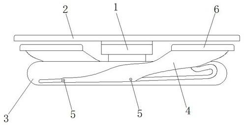 一种可折叠式餐桌的伸缩结构的制作方法