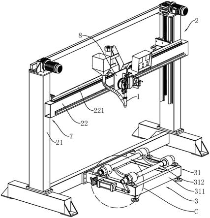 滚轮式外直缝焊机的制作方法
