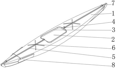 一种折叠式皮划艇的制作方法