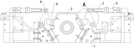 一种轧机下导盘轴承座锁紧装置的制作方法