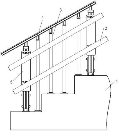 专用于楼道的椅式升降机轨道扶手一体结构及椅式升降机的制作方法