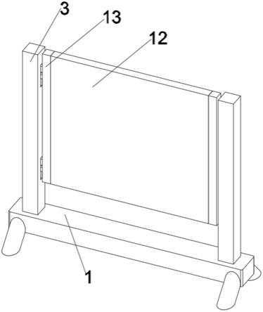 一种建筑施工用防护栅栏的制作方法