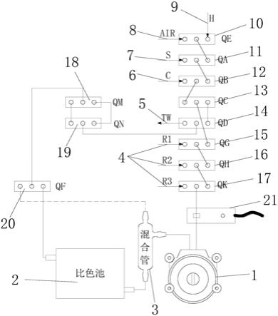 一种带取样管排空功能的水路系统的制作方法